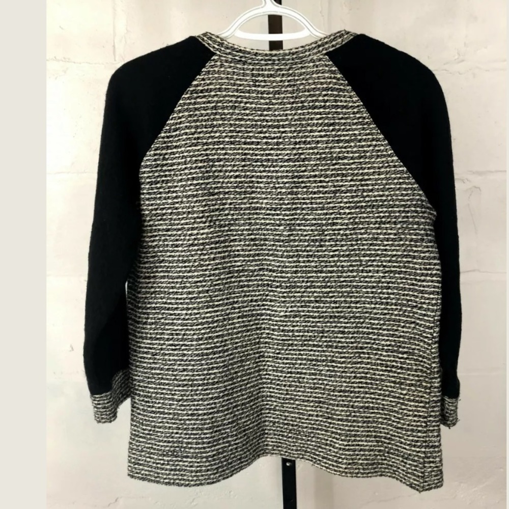 Madewell Textured Raglan Pullover Sweater - Picture 4 of 6